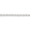 30" Sterling Silver 4mm Diamond-cut Rolo Chain Necklace