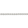 16" Sterling Silver 3.5mm Diamond-cut Rolo Chain Necklace