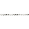 18" Sterling Silver 3.5mm Diamond-cut Rolo Chain Necklace