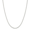 16" Sterling Silver 2.75mm Elongated Open Link Chain Necklace