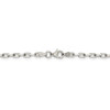 20" Sterling Silver 2.75mm Elongated Open Link Chain Necklace