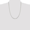 24" Sterling Silver 4.25mm Elongated Open Link Chain Necklace
