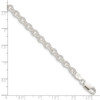 16" Sterling Silver 4.55mm Fancy Patterned Rolo Chain Necklace