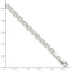 30" Sterling Silver 4.55mm Fancy Patterned Rolo Chain Necklace