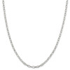 16" Sterling Silver 3.75mm Fancy Patterned Rolo Chain Necklace