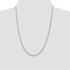 24" Sterling Silver 2.25mm Singapore Chain Necklace