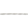 16" Sterling Silver 3mm Singapore Chain Necklace