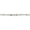 18" Sterling Silver 3mm Singapore Chain Necklace