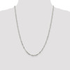 24" Sterling Silver 3mm Singapore Chain Necklace
