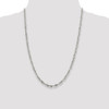 24" Sterling Silver 3.5mm Singapore Chain Necklace