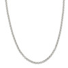 18" Sterling Silver 4mm Rolo Chain Necklace