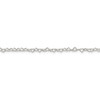 18" Sterling Silver 3.5mm Fancy Heart Link Chain Necklace