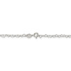 20" Sterling Silver 3.5mm Fancy Heart Link Chain Necklace