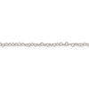 24" Sterling Silver 3.5mm Fancy Heart Link Chain Necklace