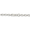 16" Sterling Silver 4.4mm Oval Fancy Rolo Chain Necklace