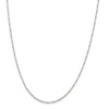 18" Sterling Silver 1.75mm Figaro Chain Necklace