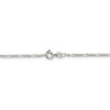 20" Sterling Silver 1.75mm Figaro Chain Necklace