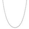 16" Sterling Silver 2.25mm Figaro Chain Necklace