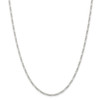18" Sterling Silver 2.25mm Figaro Chain Necklace