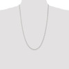 26" Sterling Silver 2.25mm Figaro Chain Necklace