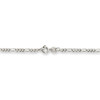 20" Sterling Silver 2.5mm Figaro Chain Necklace