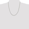 22" Sterling Silver 2.5mm Figaro Chain Necklace