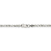 24" Sterling Silver 2.85mm Figaro Chain Necklace