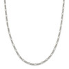 22" Sterling Silver 3.5mm Figaro Chain Necklace