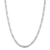 16" Sterling Silver 4.5mm Figaro Chain Necklace