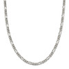 18" Sterling Silver 5.5mm Figaro Chain Necklace