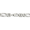 24" Sterling Silver 10.75mm Figaro Chain Necklace