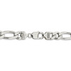 26" Sterling Silver 10.75mm Figaro Chain Necklace