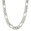 26" Sterling Silver 15mm Figaro Chain Necklace
