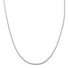 20" Sterling Silver 1.25mm Diamond-cut Round Franco Chain Necklace