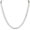 24" Sterling Silver 8mm Magic Herringbone Chain Necklace