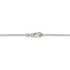 24" Sterling Silver 1.25mm Beaded Chain Necklace