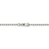 20" Sterling Silver 2.35mm Beaded Chain Necklace