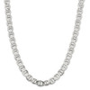 22" Sterling Silver 9.95mm Flat Anchor Chain Necklace