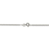 24" Sterling Silver 1.5mm Open Elongated Link Chain Necklace