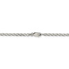 16" Sterling Silver 2.8mm Open Elongated Link Chain Necklace