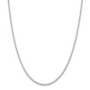 16" Sterling Silver 2.8mm Open Elongated Link Chain Necklace