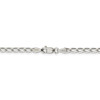 18" Sterling Silver 3.2mm Open Elongated Link Chain Necklace