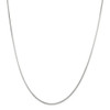 18" Sterling Silver 1.25mm Octagonal Snake Chain Necklace