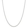 20" Sterling Silver 2.25mm Fancy Rolo Chain Necklace