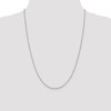 24" Sterling Silver 1.25mm Twisted Box Chain Necklace