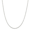 16" Sterling Silver 1.8mm Twisted Serpentine Chain Necklace