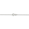 20" Rhodium-plated Sterling Silver 1.1mm Forzantina Cable Chain Necklace