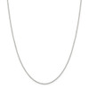 18" Sterling Silver 1.25mm Diamond-cut Forzantina Cable Chain Necklace w/2in ext.