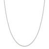 20" Sterling Silver 1.25mm Diamond-cut Forzantina Cable Chain Necklace