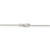 18" Sterling Silver 1mm Curb Chain Necklace